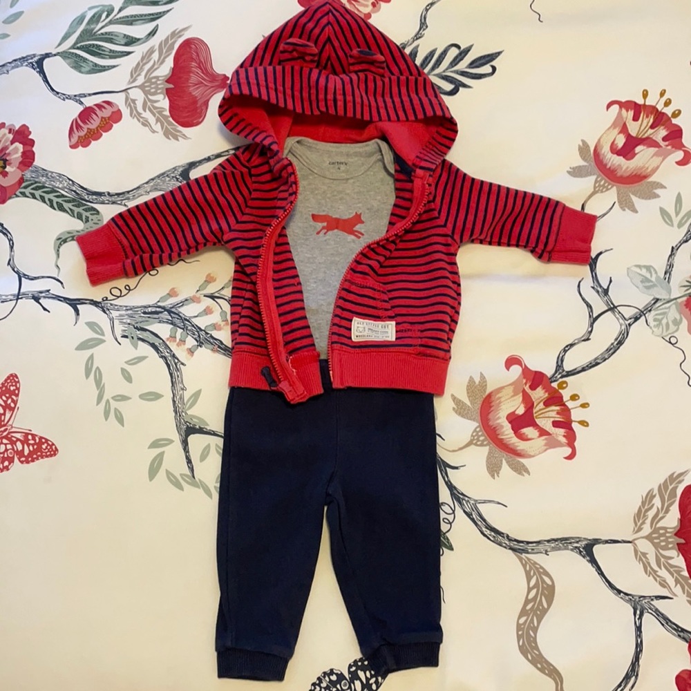 Carter’s Baby Fox Outfit 3Mo